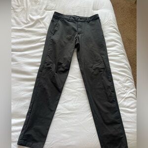 Grey Never Worn Lululemon Commission Pant Slim Fit 33 Waist 32 Length